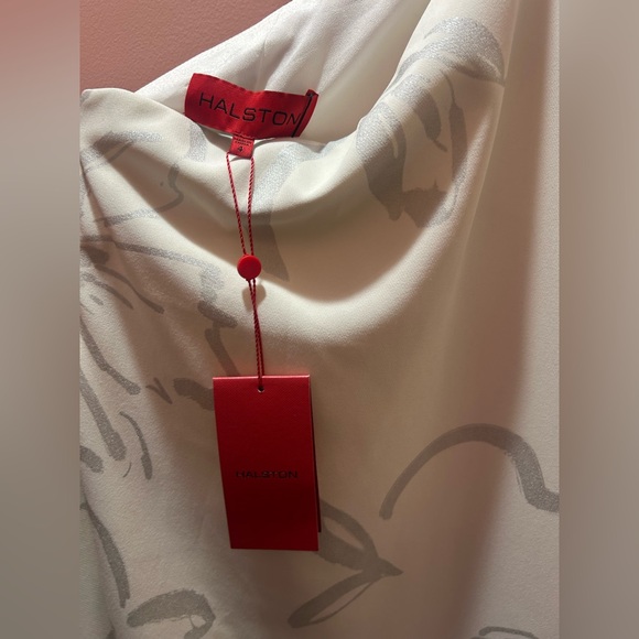 Halston Heritage White and Gray Dress - Picture 6 of 6